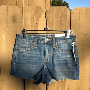 Blue jean shorts